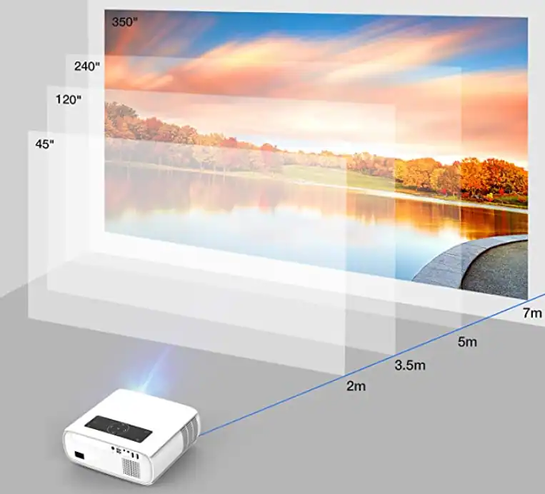 HOPVISION Native 1080P Projector Full HD